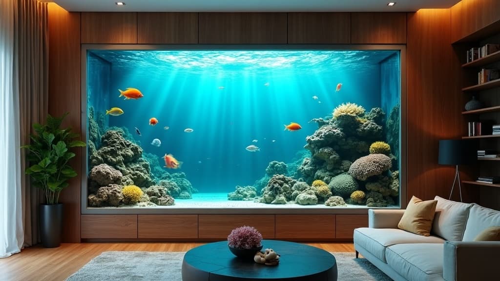 Harborline Penthouse — 500-Gallon Wall Reef